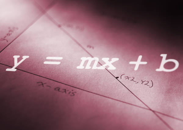 Algebra y - mx + b image